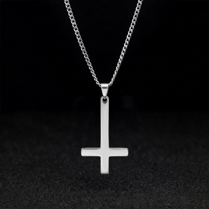 Inverted Cross Necklace