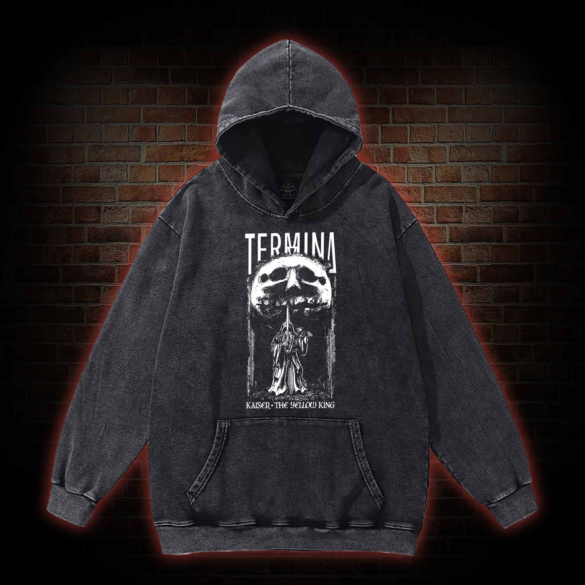 Termina Kaiser The Yellow King Washed Hoodie