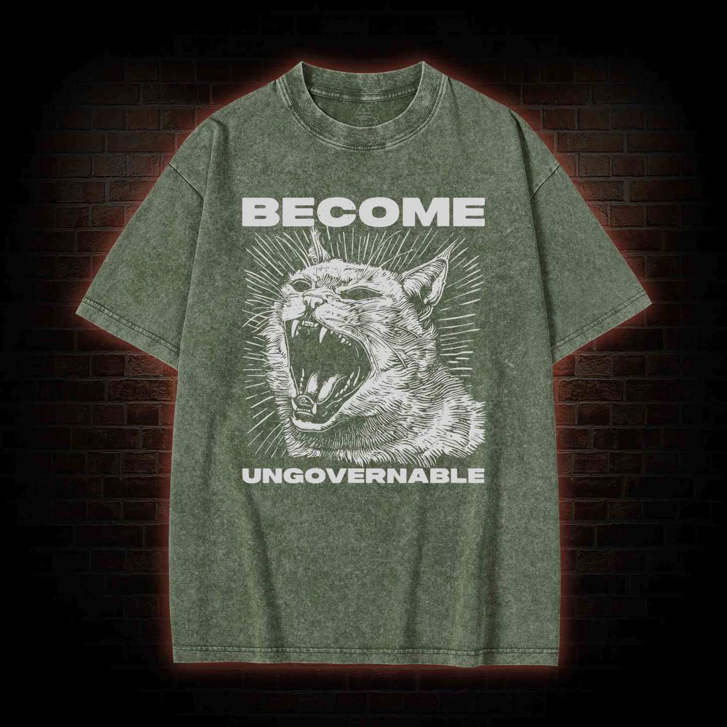 Become Ungovernable Washed T-shirt