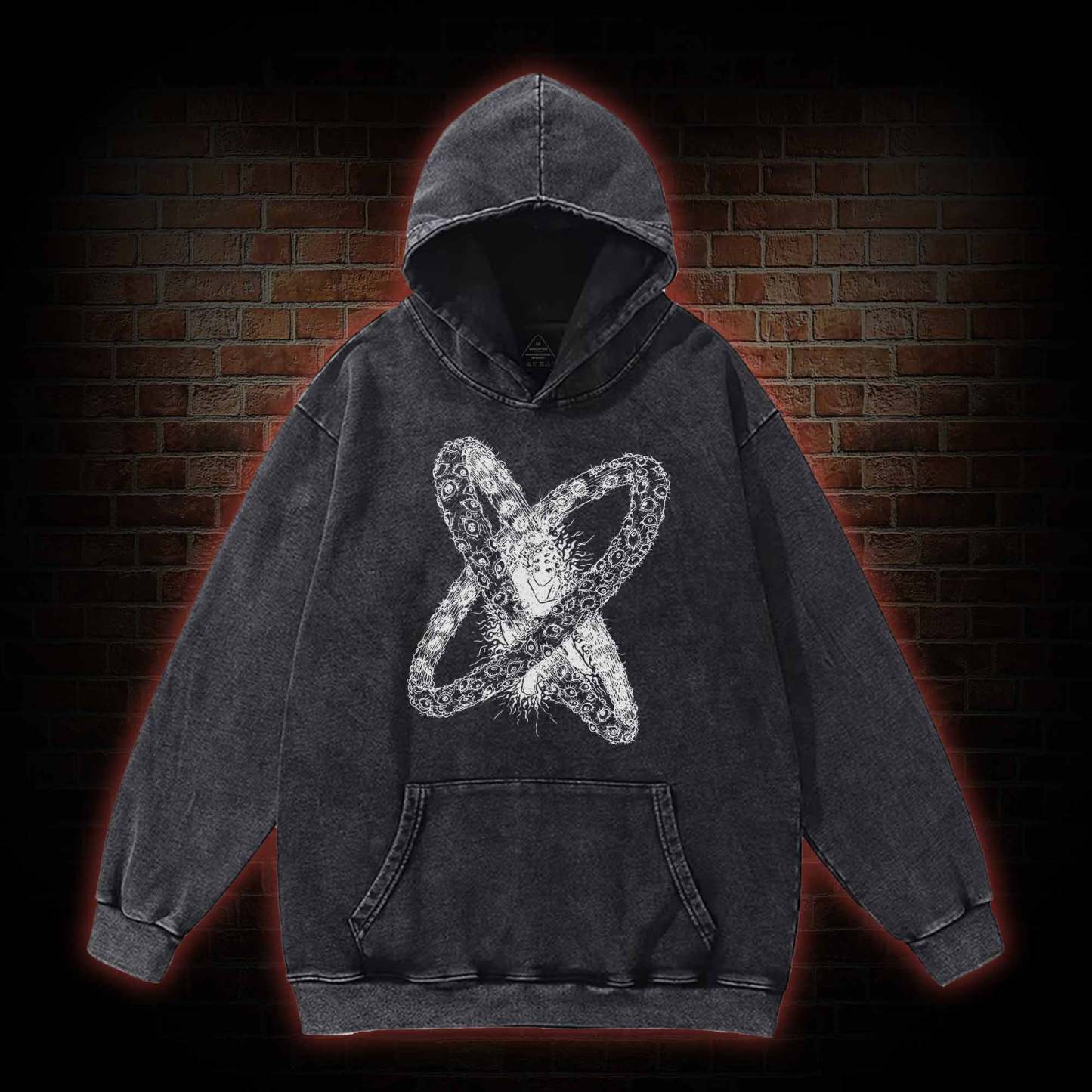 Biblically Accurate Angel Washed Hoodie 