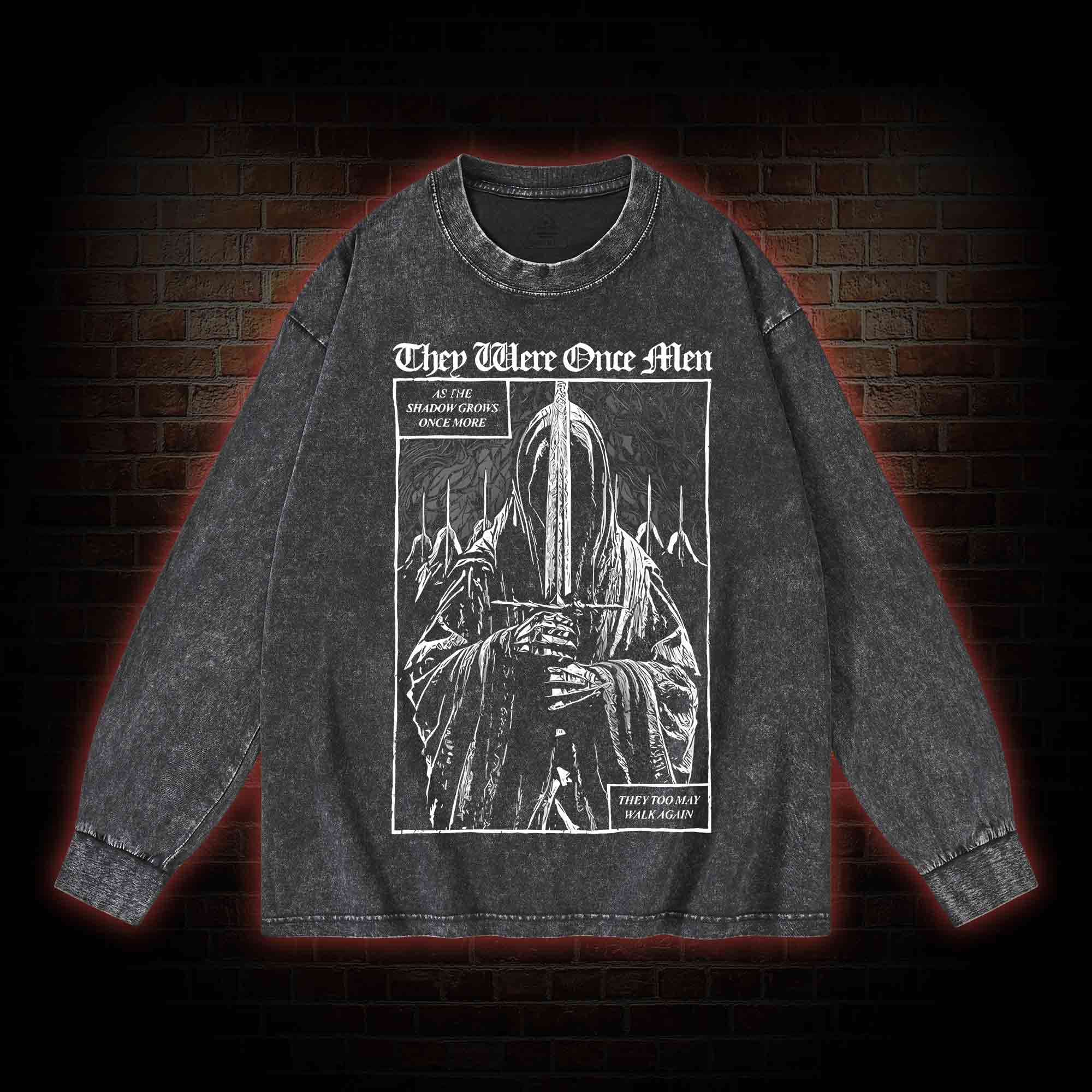 They Were Once Men Washed Long-Sleeve T-shirt
