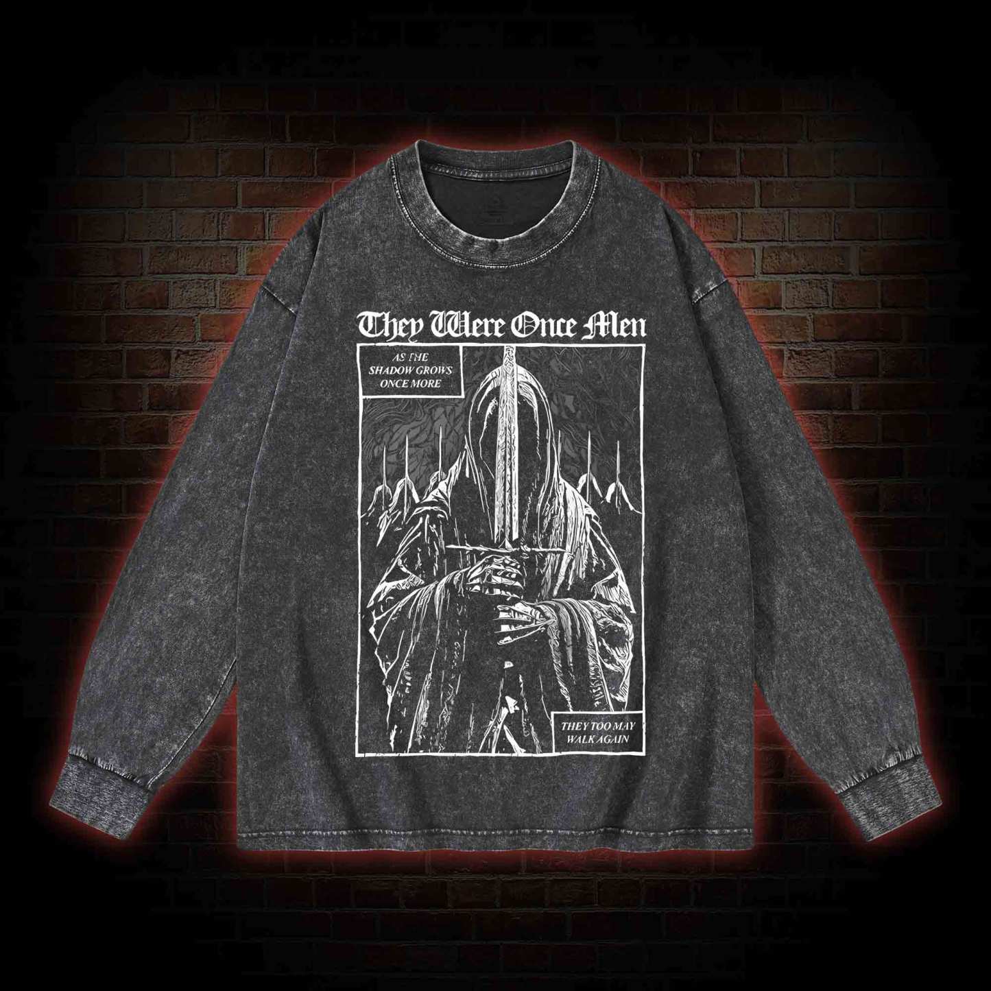 They Were Once Men Washed Long-Sleeve T-shirt
