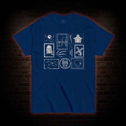 Monsters Postage Stamp T-Shirt 