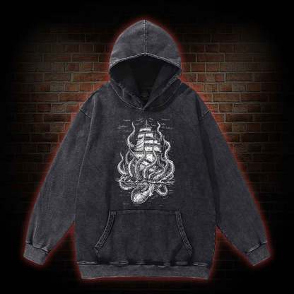 Cthulhu Mythos Washed Hoodie