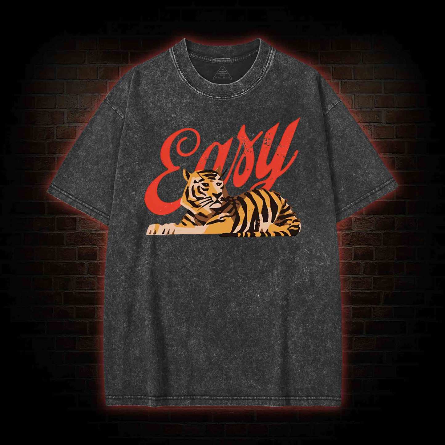 Easy Tiger Washed T-shirt-nerdywave