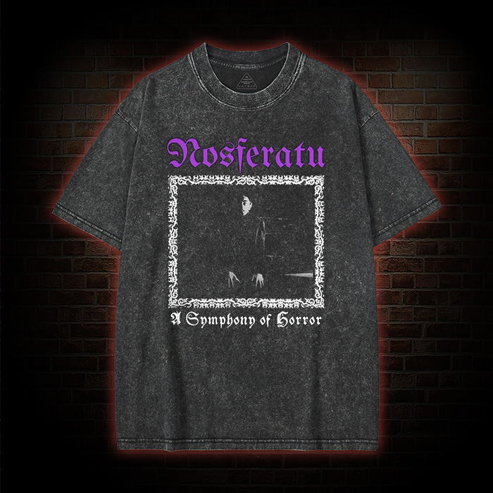 A Symphony of Horror Washed T-Shirt