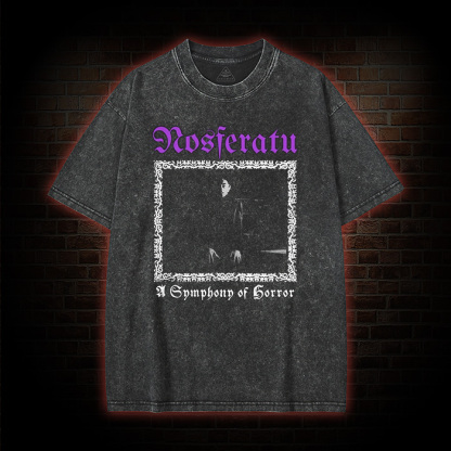 A Symphony of Horror Washed T-Shirt