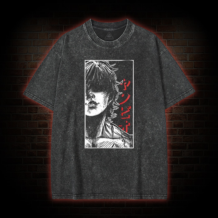Anime Grappler Baki Hanma Washed T-Shirts
