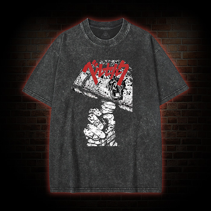 Berserk Dragon Slayer Washed T-shirt