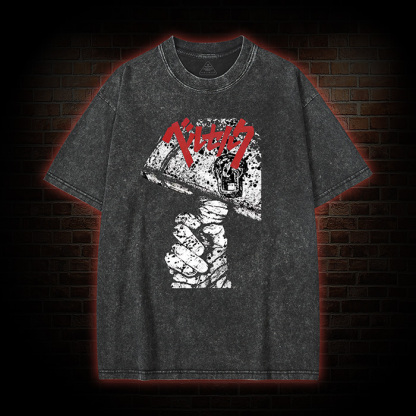 Berserk Dragon Slayer Washed T-shirt