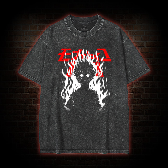 Emo Dark Fantasy Washed T-shirt
