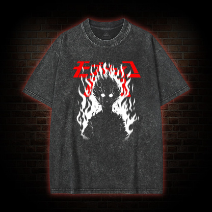 Emo Dark Fantasy Washed T-shirt