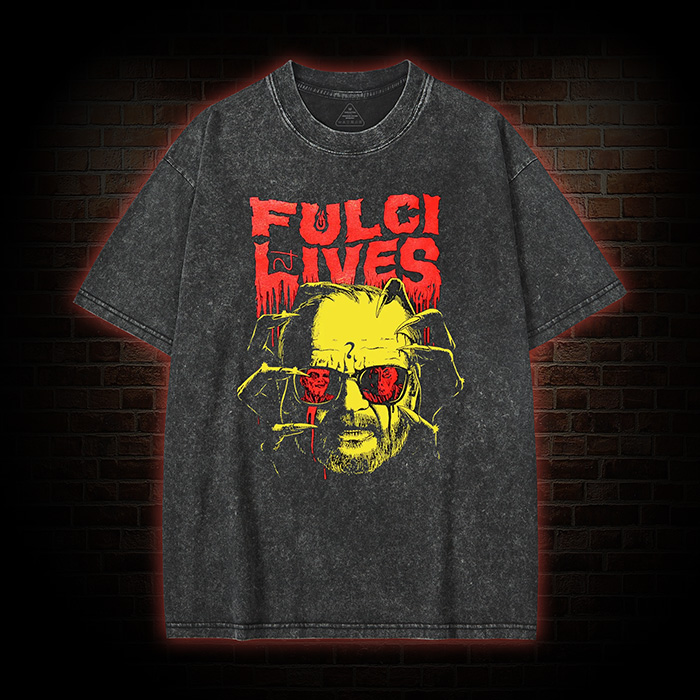 Fulci Lives Washed T-shirt