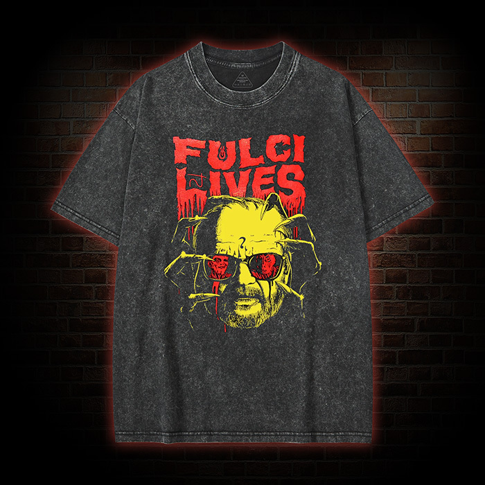 Fulci Lives Washed T-shirt