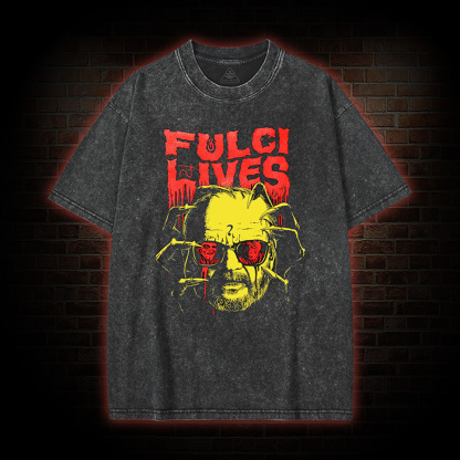 Fulci Lives Washed T-shirt