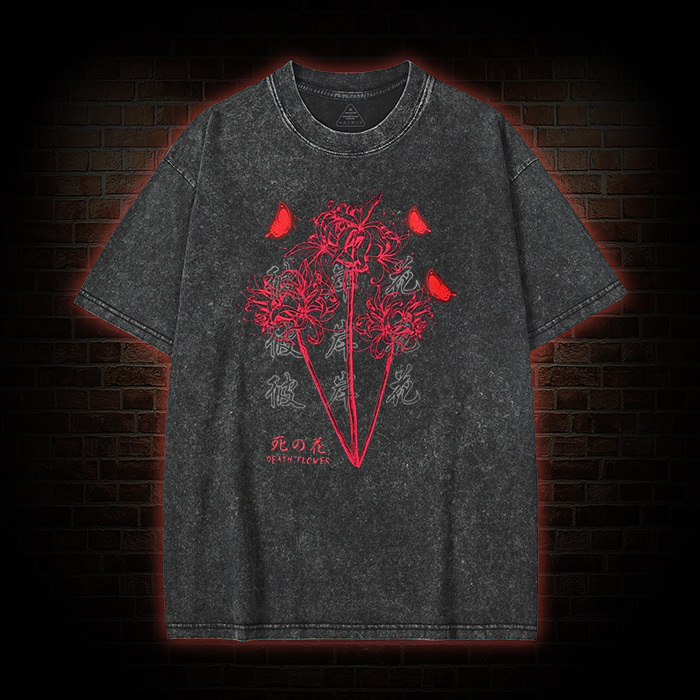 Japan Red Spider Washed T-shirt