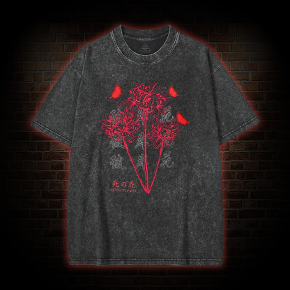 Japan Red Spider Washed T-shirt