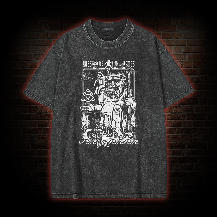 St. Agnes And The Bolster Washed T-shirt