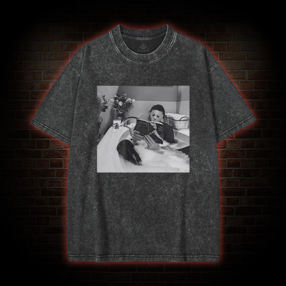 Vintage Michael Myers Bathtub Halloween Washed T-shirt