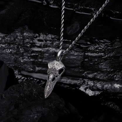Plague Raven Sculptural Necklace