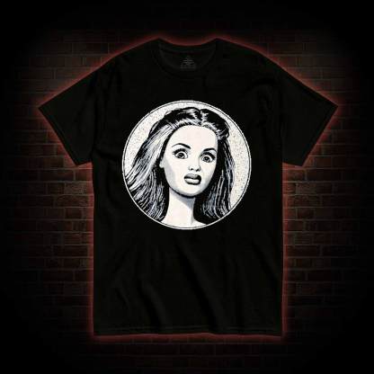 Disgusted Doll Face T-shirt