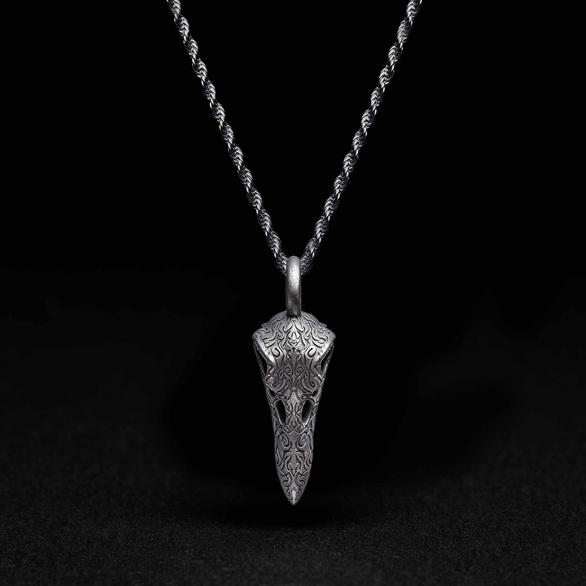 Plague Raven Sculptural Necklace