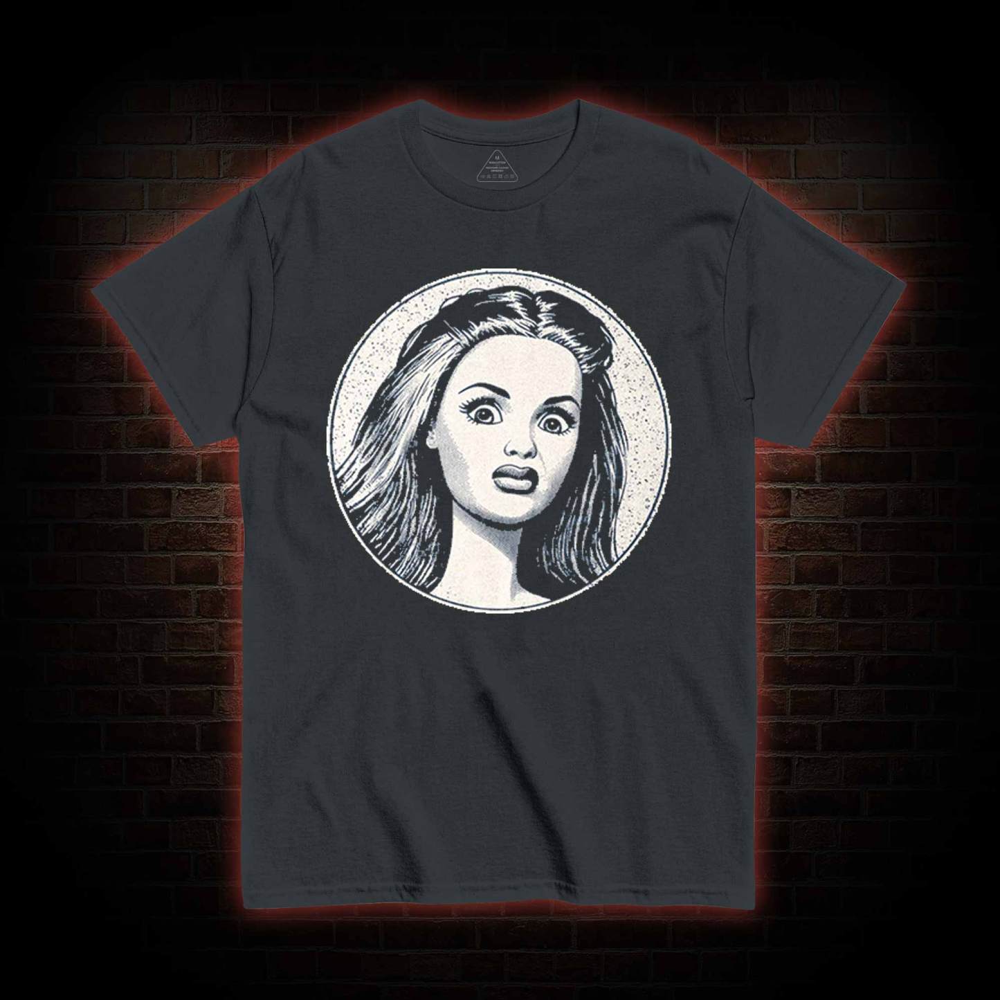 Disgusted Doll Face T-shirt