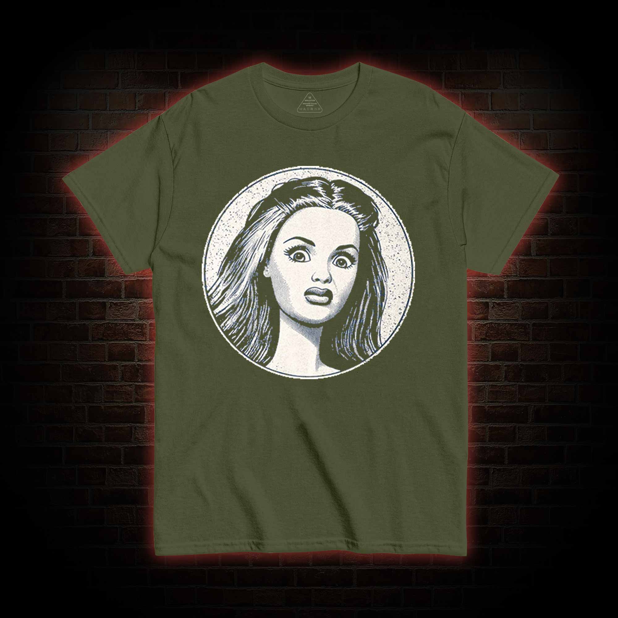 Disgusted Doll Face T-shirt