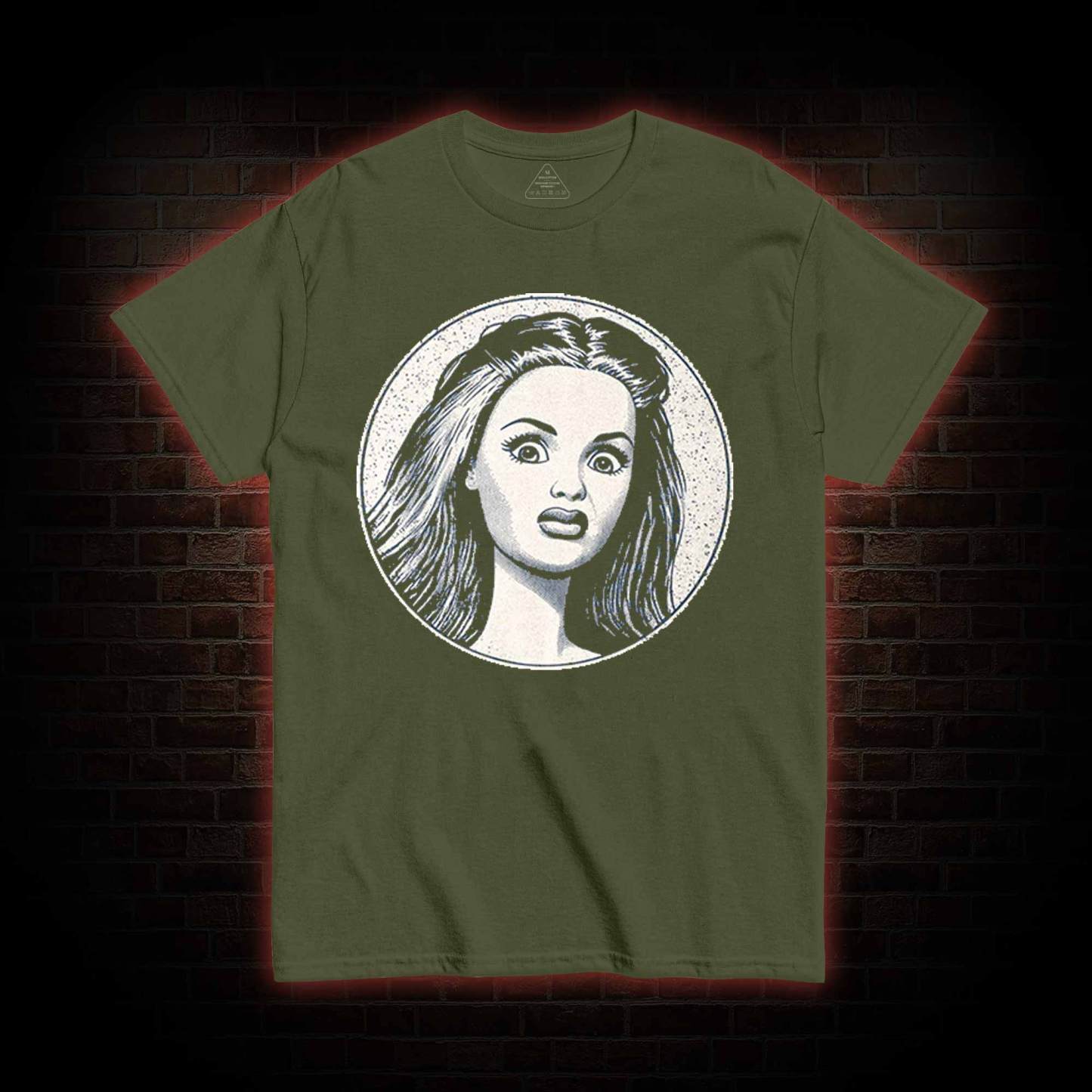 Disgusted Doll Face T-shirt