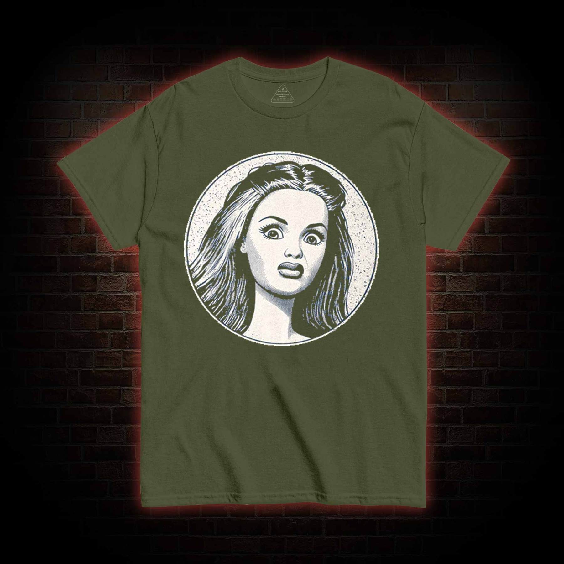 Disgusted Doll Face T-shirt
