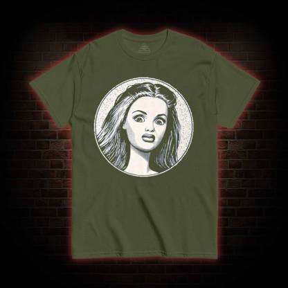 Disgusted Doll Face T-shirt
