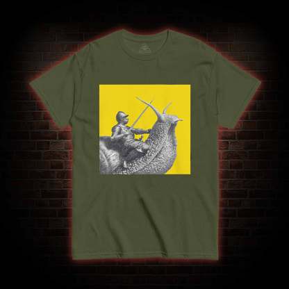 Vintage Snail Knight T-shirt