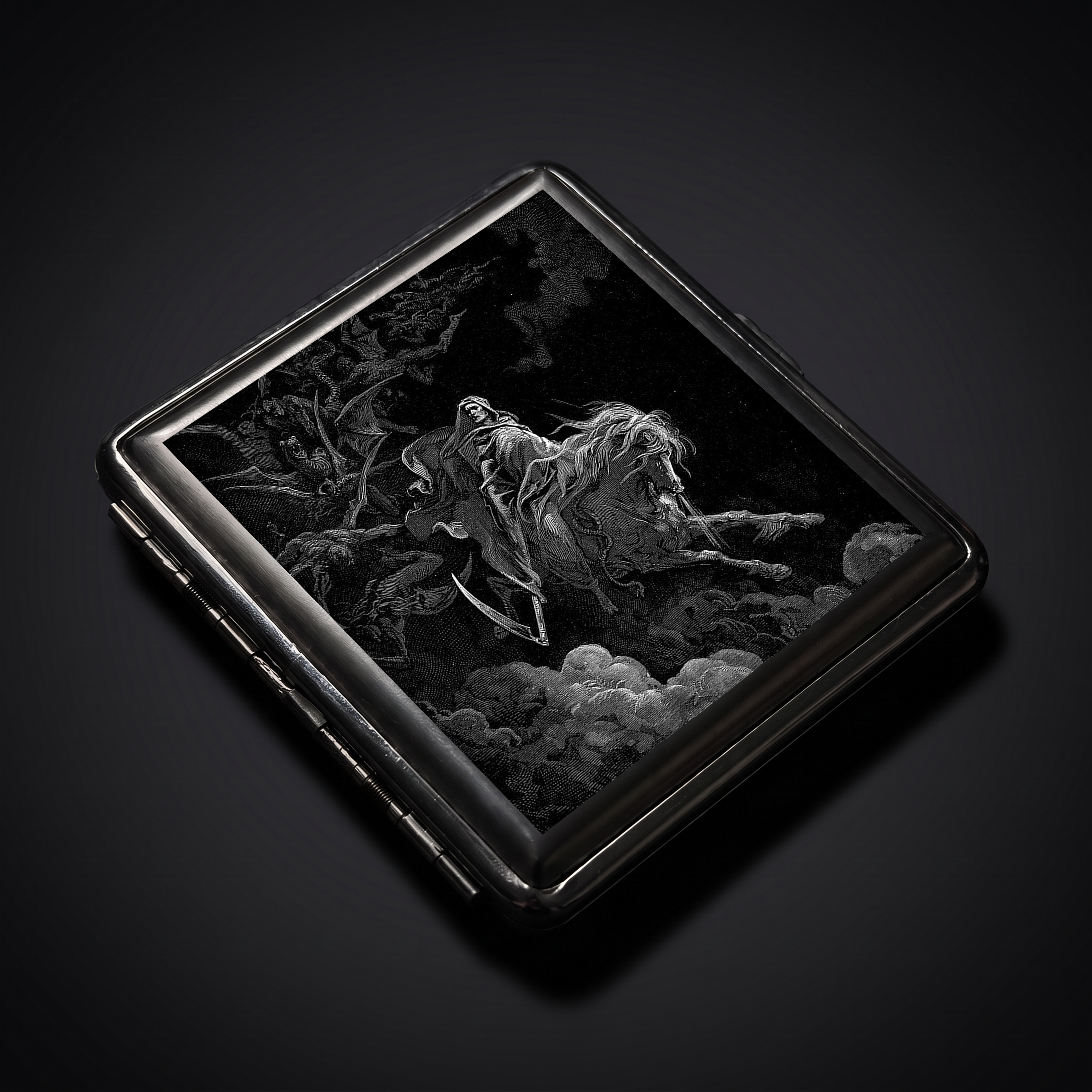 Death on the Pale Horse Compressed Cigarette Box