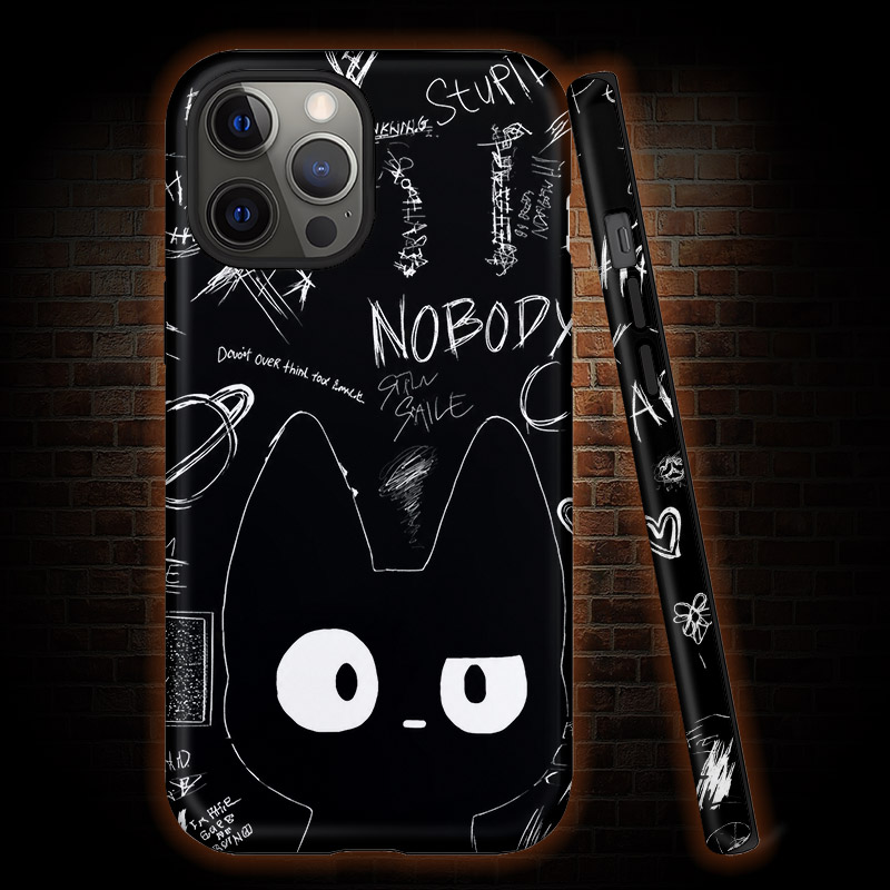 Doodle Cat Phone Case