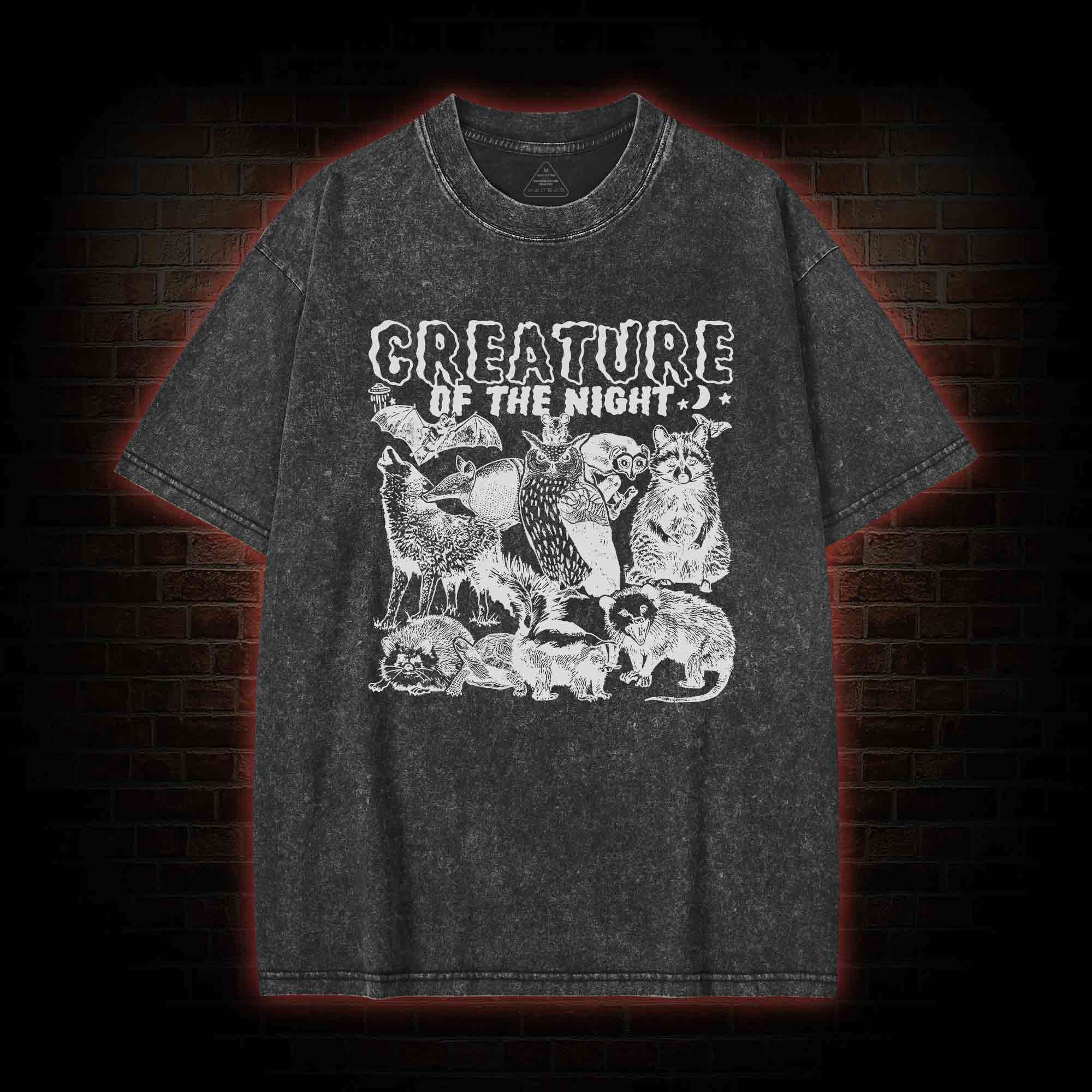 Creature of the Night Washed T-shirt