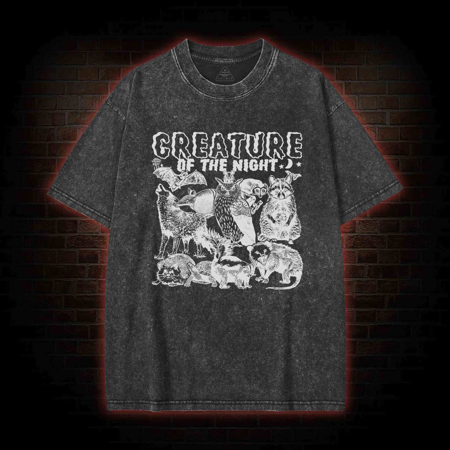 Creature of the Night Washed T-shirt