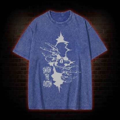 Smash the System Washed T-shirt