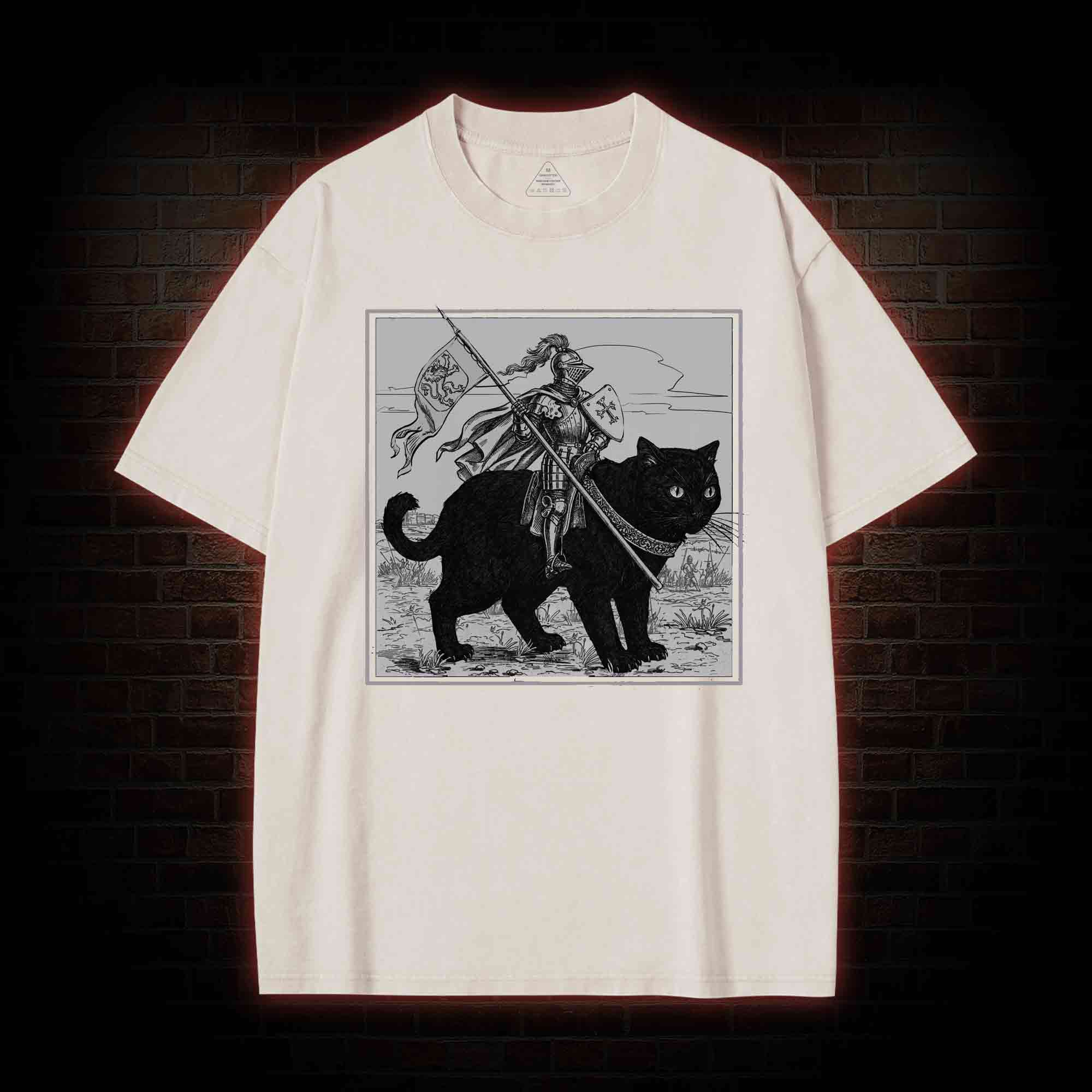 Medieval Knight Washed T-shirt