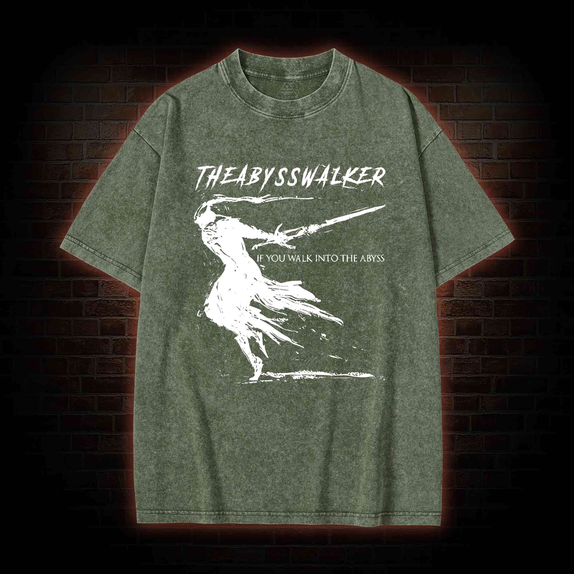 Walk into The Abyss Washed T-shirt