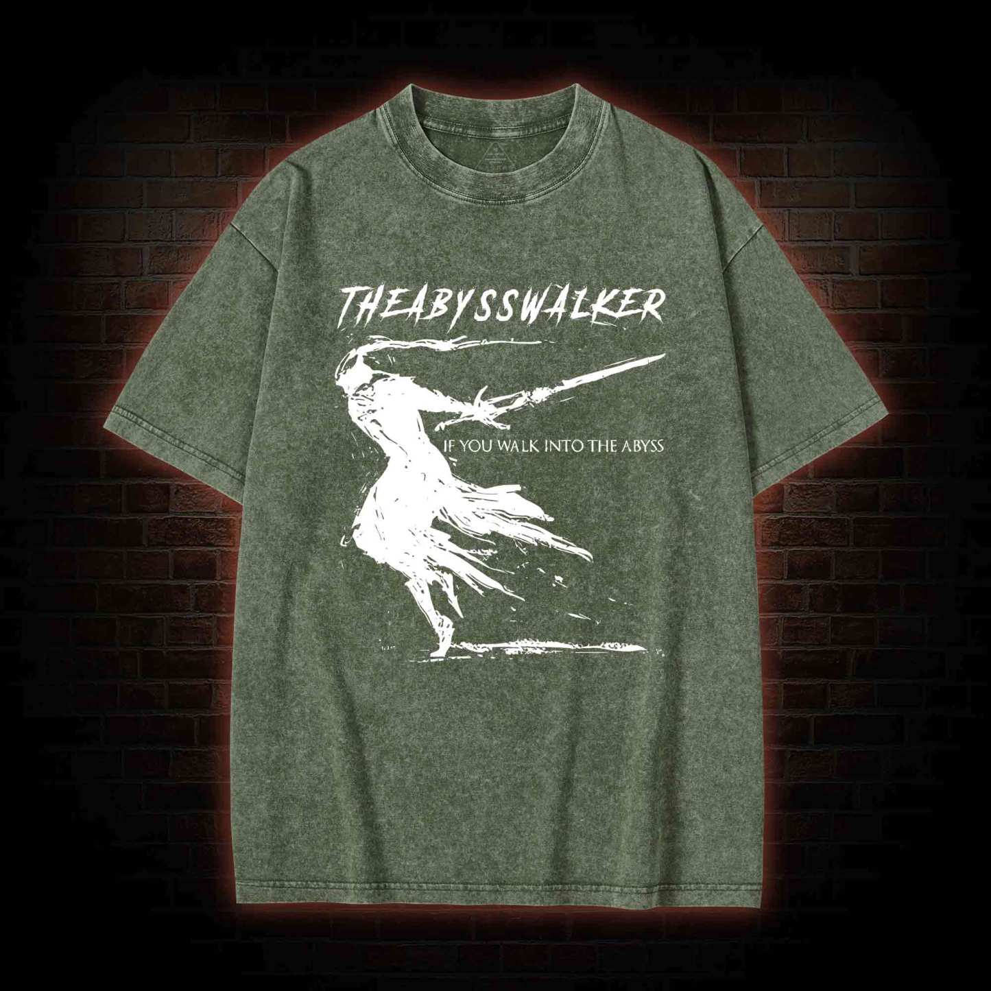 Walk into The Abyss Washed T-shirt
