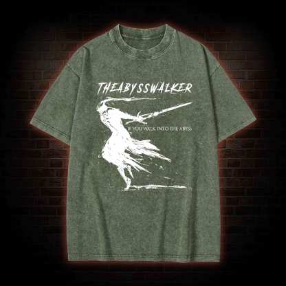 Walk into The Abyss Washed T-shirt