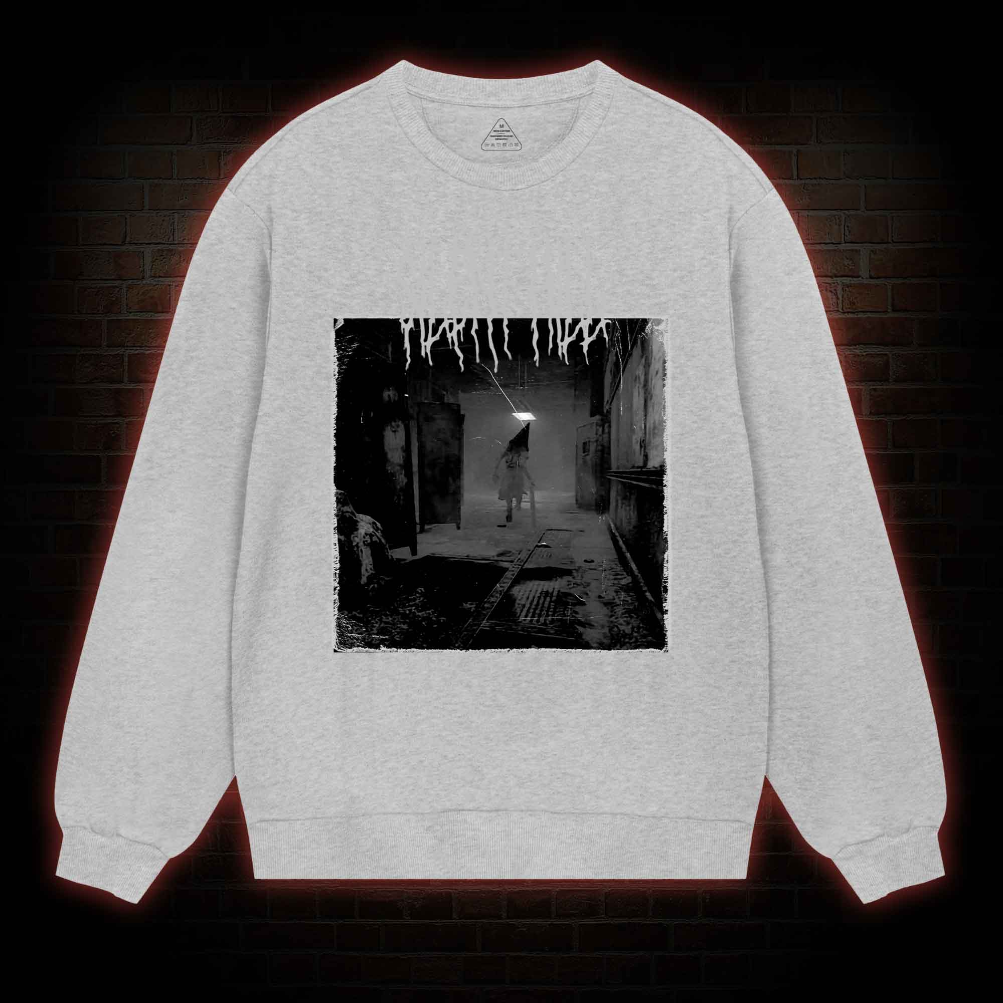 Red Pyramid Thing Retro Sweatshirt