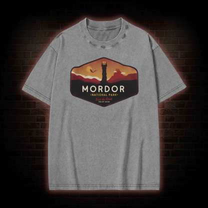 Mordor National Park Washed T-shirt