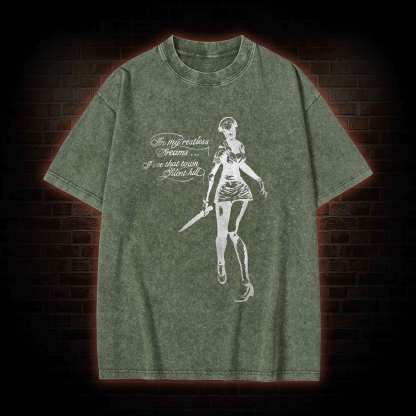 In My Restless Dreams... Washed T-shirt