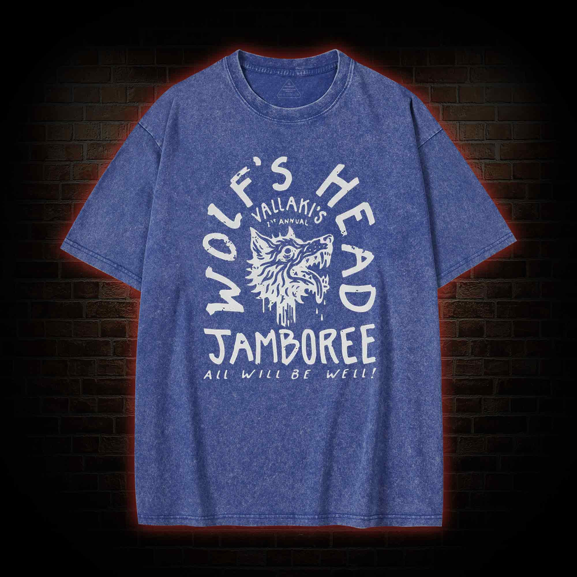 Wolf's Head Jamboree Washed T-shirt