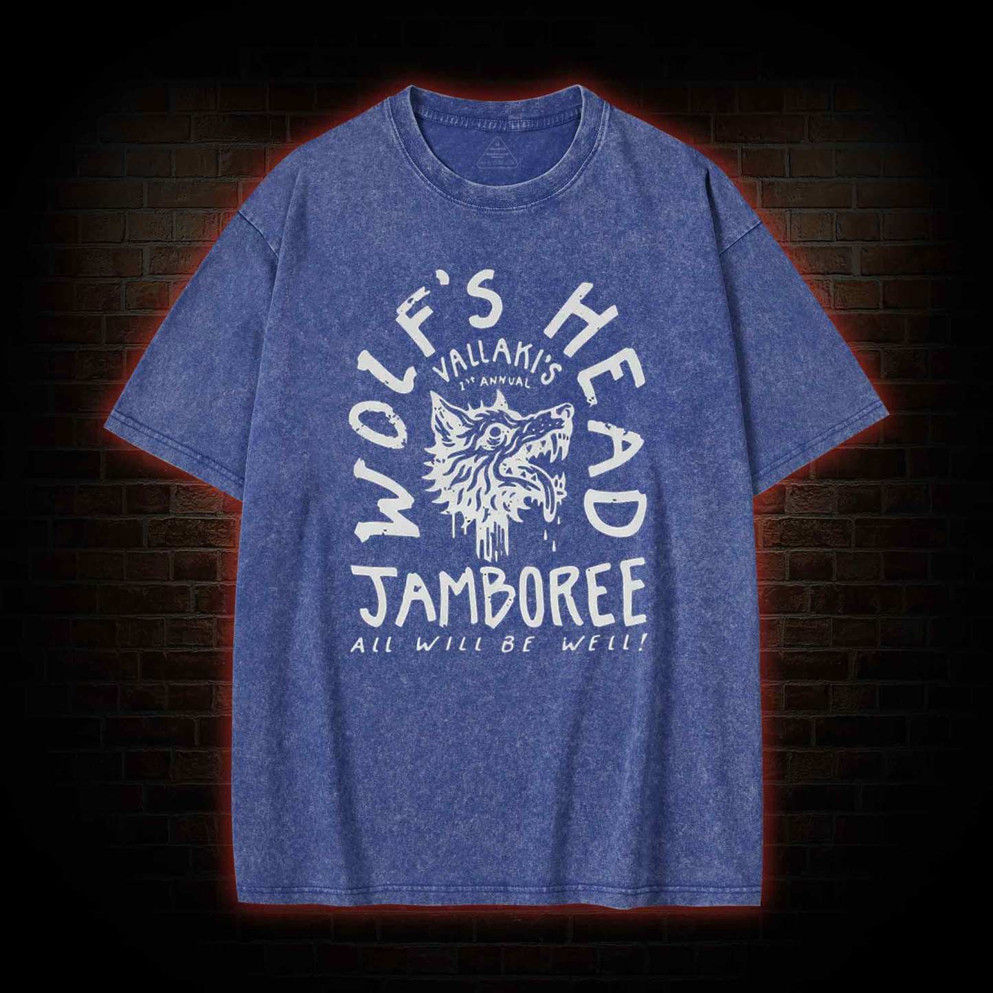 Wolf's Head Jamboree Washed T-shirt