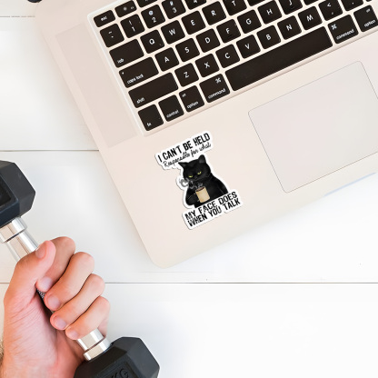 I Can’t Be Held Responsible For What My Face Does Sticker