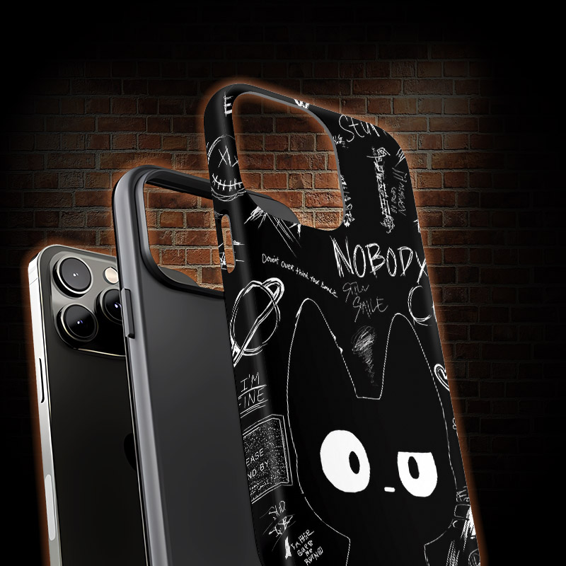Doodle Cat Phone Case
