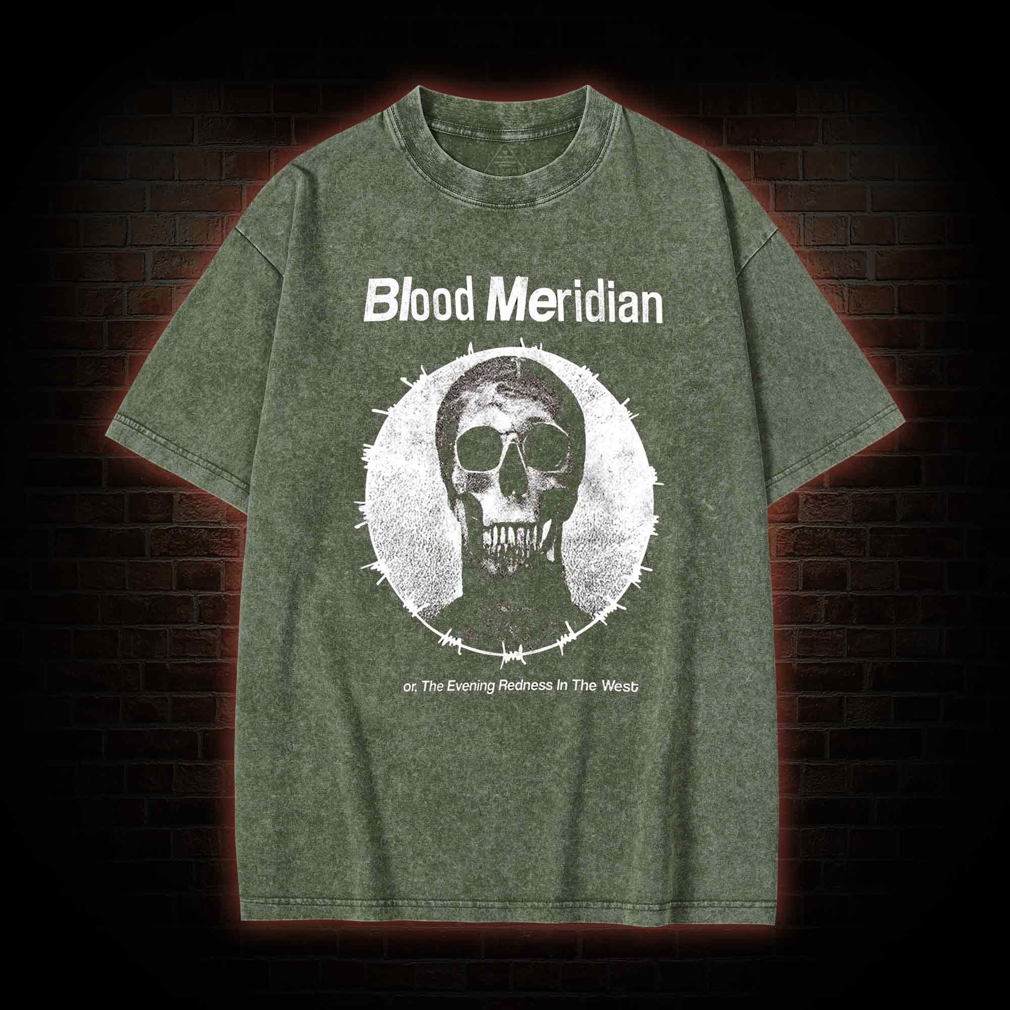 The Evening Redness in the West Washed T-shirt