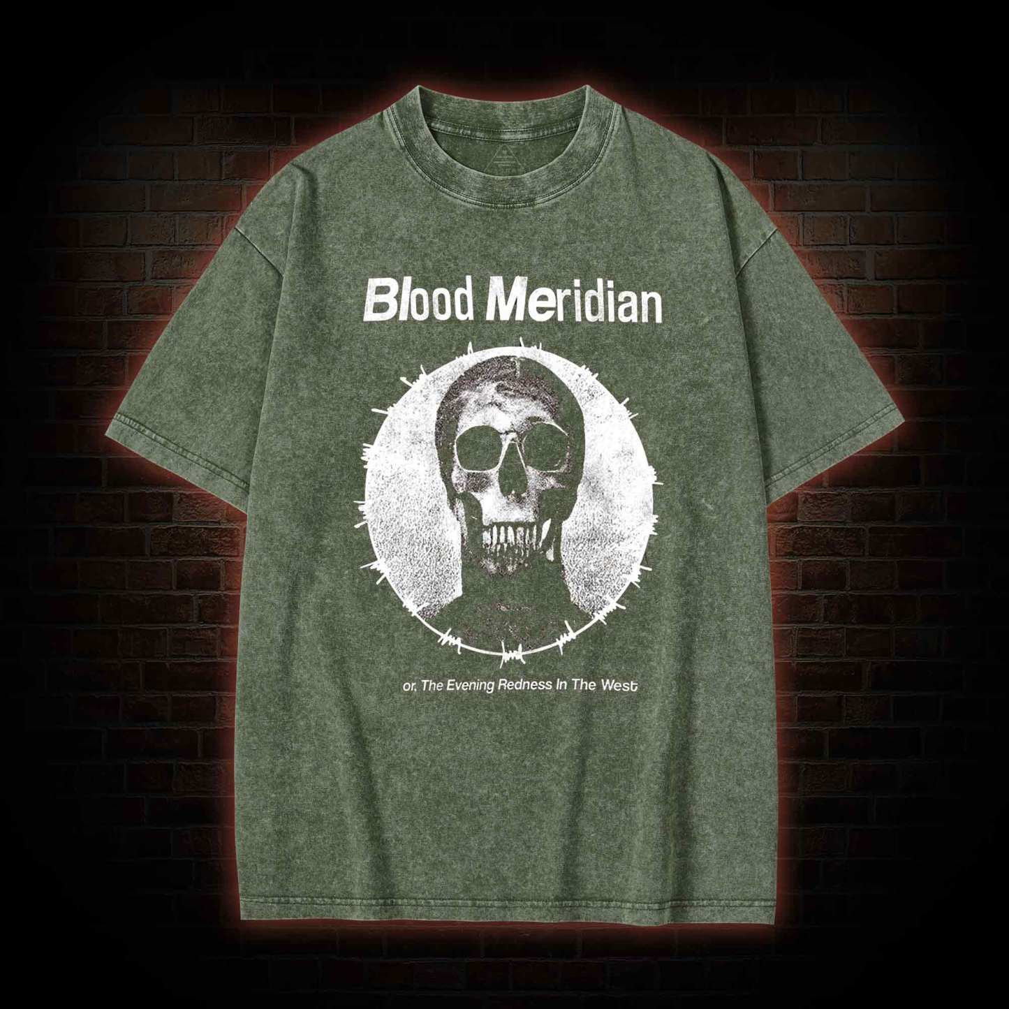 The Evening Redness in the West Washed T-shirt